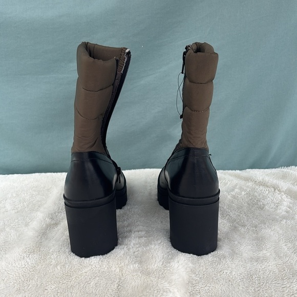 NWOT Fly London Black Mid Calf Boots EU 42 - Picture 6 of 11